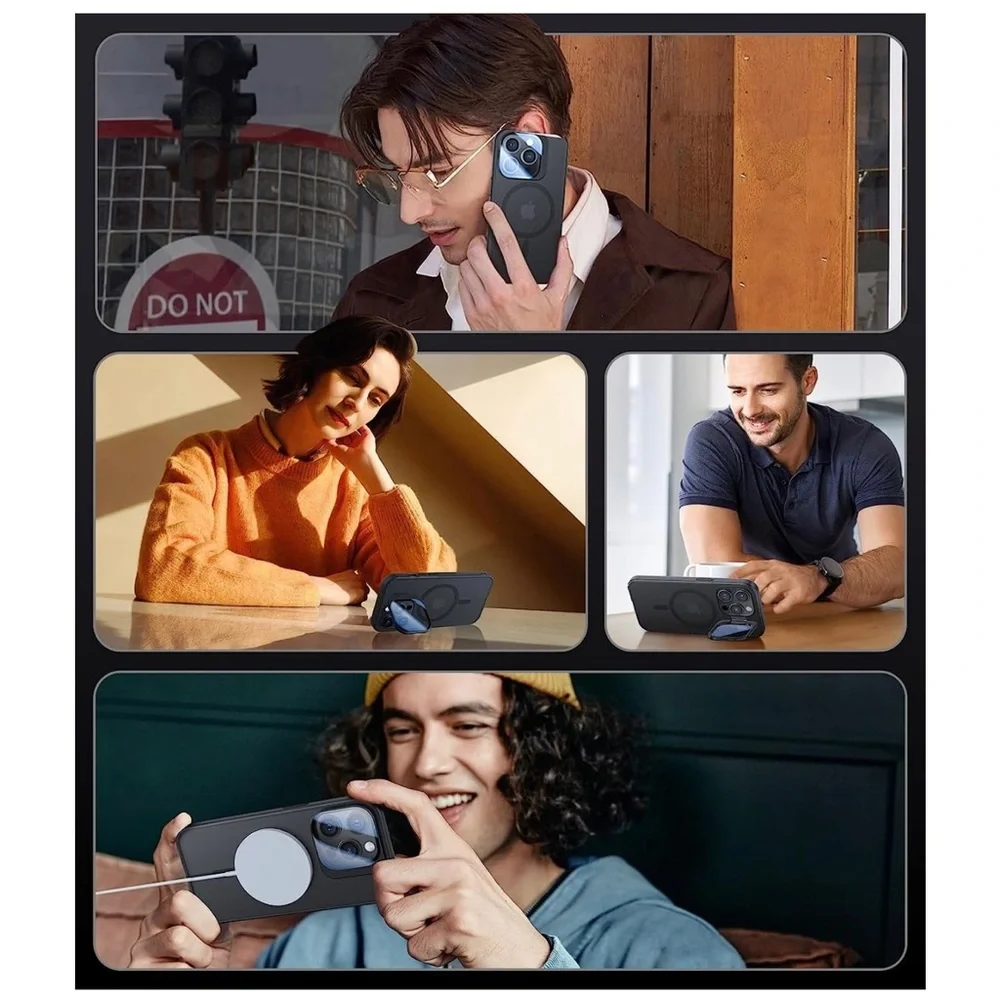 For iPhone 14 pro phone case with camera stand